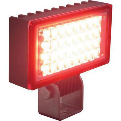 Vision X Lighting 3.4 Inch x 1.9 Inch Rectangle Compact Utility Market LED Flood Light - Red - 9121369